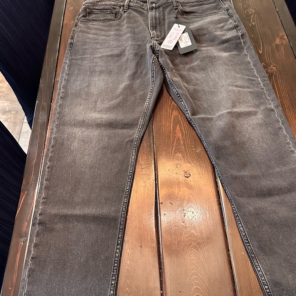 NWT Rag & Bone Men's Faded Black stretch Fit 3 Jeans